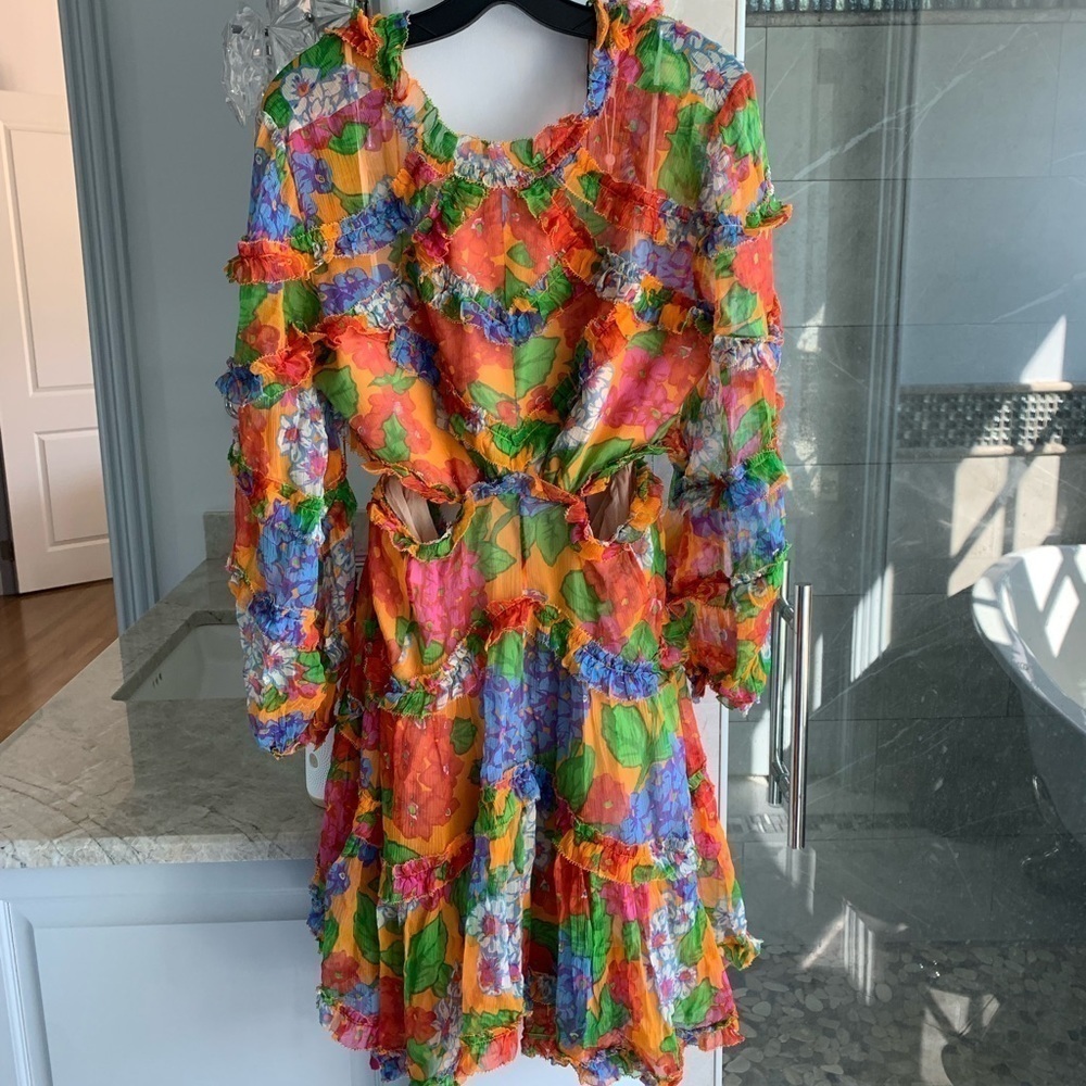 Zimmermann Riders Frill Mini Dress - Picture 13 of 13